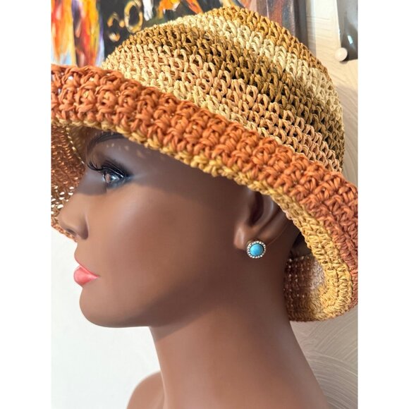 Turquoise Stud Earrings - Picture 3 of 3